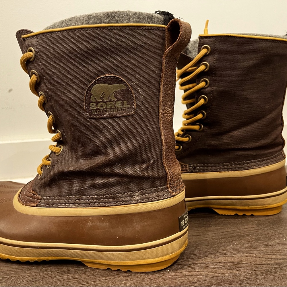 A pair off Sorel Boots from before Columbia bought the company.